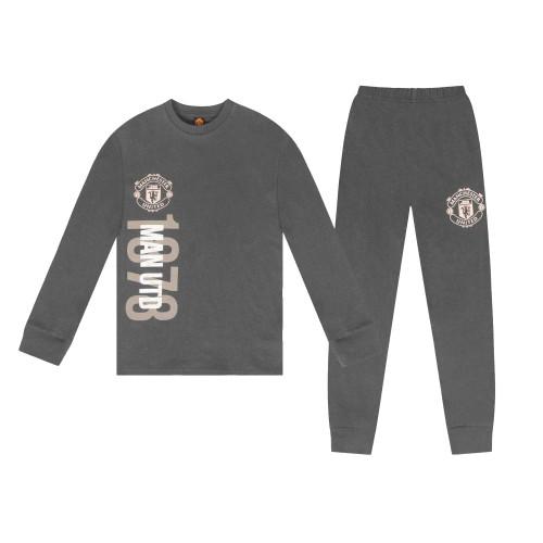 Manchester United FC Boys Long Pajamas Set