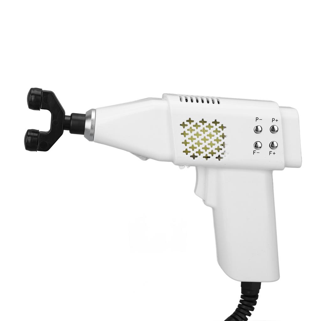 Electric Chiropractic Adjusting Instrument 4 Therapy Heads 9 Strength Spine Massager Corrector Tool
