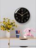 Ultra-Quiet 6278 Quartz Wall Clock with Marble Texture - Nordic Fashion for Living Room