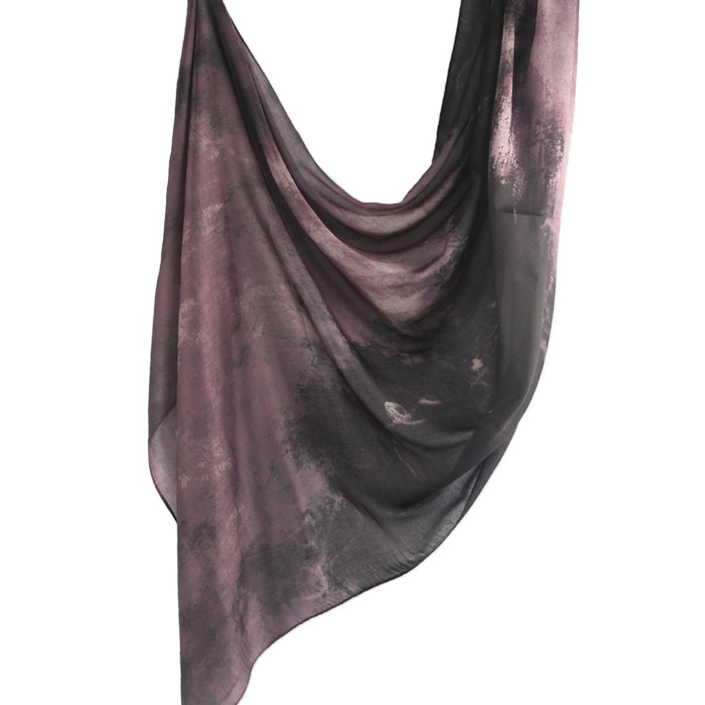 Aquarell Blume Viskose Hijab Schal Atmungsaktiv Weich Lang Mode Schals Kopftuch Paisley Muster Muslimische Hijabs Für Frauen