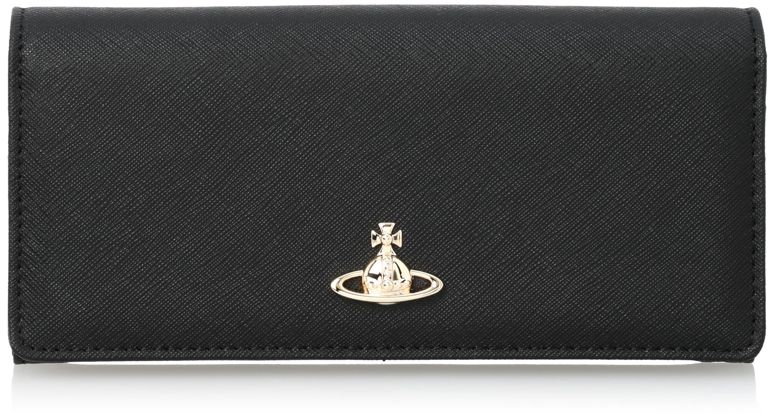 Женский длинный кошелек Vivienne Westwood, 51040027 L001N N403BLACK SAFFIANO CLASSIC CREDIT CARD WALLET [Б/у]