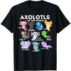 Axolotl Der Welt Niedlich Kawaii Axolotl Tiere T-Shirt(1)