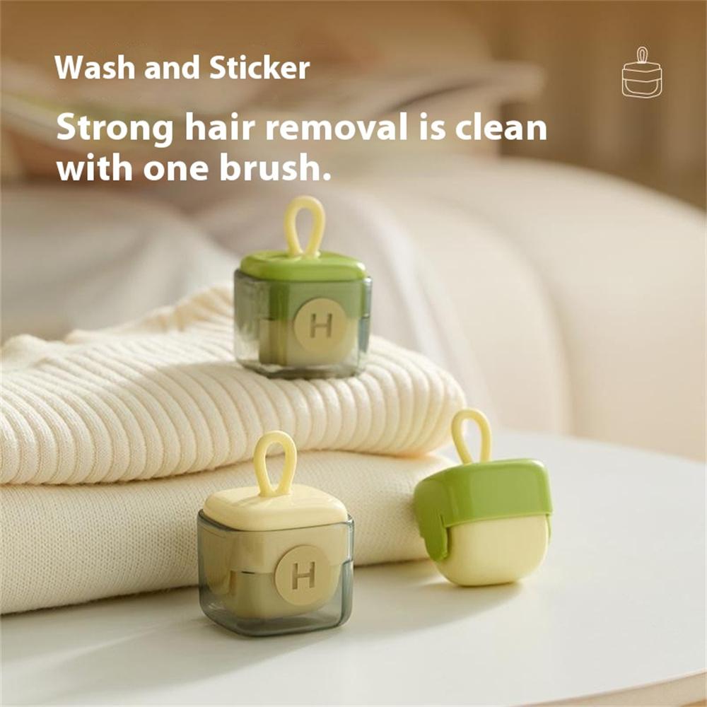 

Portable Reusable Lint Roller Washable Square Sticky Clothes Hair Dust Remover Matcha Green