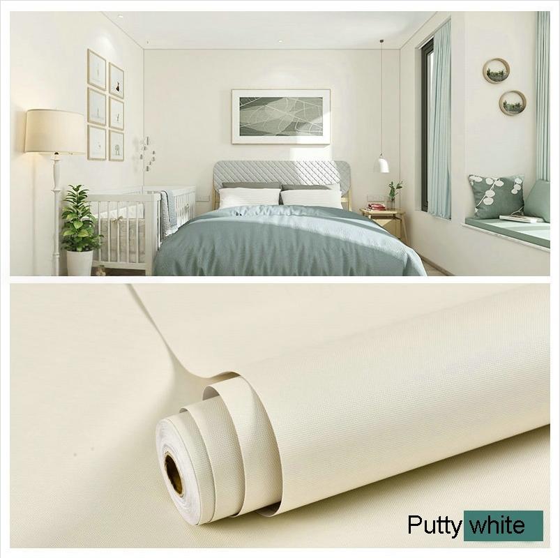 Solid Color Self-Adhesive Wall Decoration Sticker - Waterproof & Moisture-Proof, Instant Adhesive Sticker for Bedroom