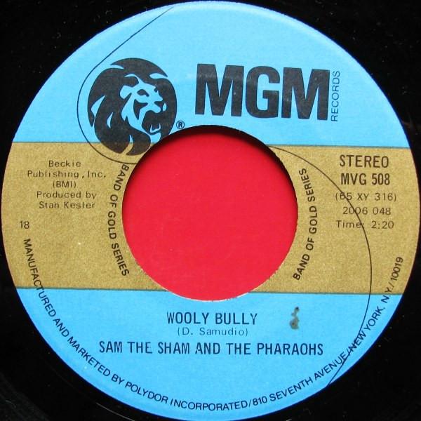

7-дюймовая пластинка SAM THE SHAM & THE PHARAOHS - Wooly Bully MVG508 MGM Records US Рок Б/У