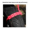 10Pcs Anti Snow Chains Emergency Tyre Wheel Cable Adjustable Anti-Slip Snow Tire Chains for Car SUV Anti Skid Cable Tie