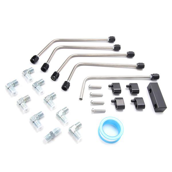 Stainless Steel Coolant Steam Crossover Pipe Kit for LS Engines (LS1, LS2, LS3, LS6, LS7, LSX)