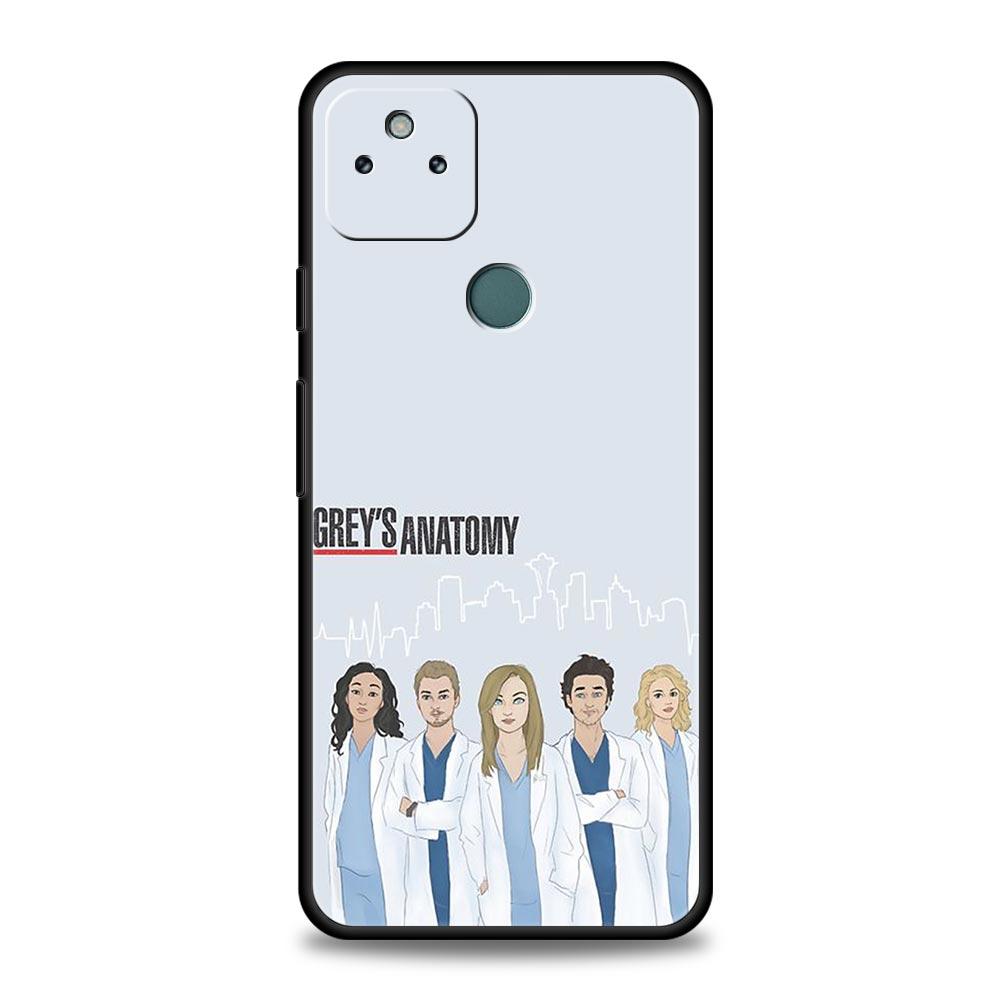 Greys Anatomy Phone Case Cover for Google Pixel 10 9 8 7 6 9A 8A 7A 6A Pro Shockproof Soft TPU 9 Pro XL Shell Capas Fundas Coque