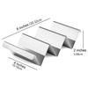 Taco Holders 4 Packs - Stainless Steel Taco Stand Rack Tray Style, Oven Safe for Baking, Dishwasher and Grill Safe