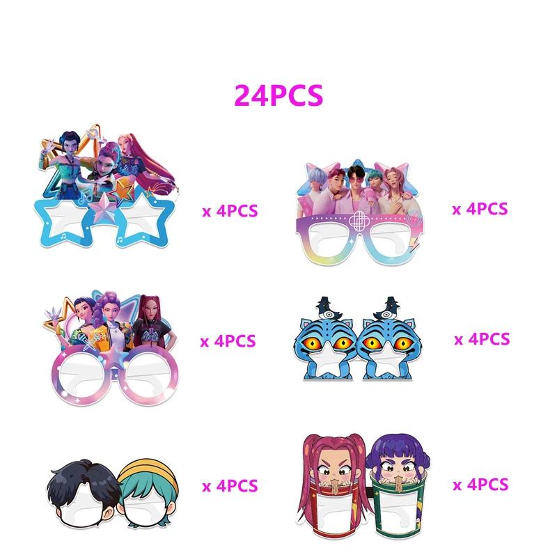 2025 Kpop Lovci Démonů Oslava Narozenin Dekorace Vlajky Stahování Korejské Kpop Horké Anime Oslava Narozenin Válečníci Dekor