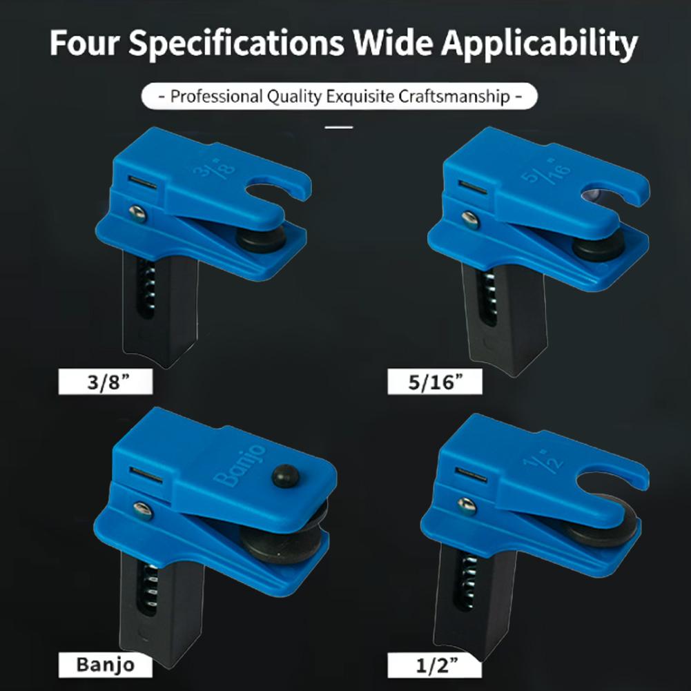4PCS Car Brake Fluid Pipe Clamp Set Brake Oil Nozzle Clip Cars Brakes Nipple Pliers Leak Proof Line Plug Prevents Oil Leakage Fuel System Fittings7