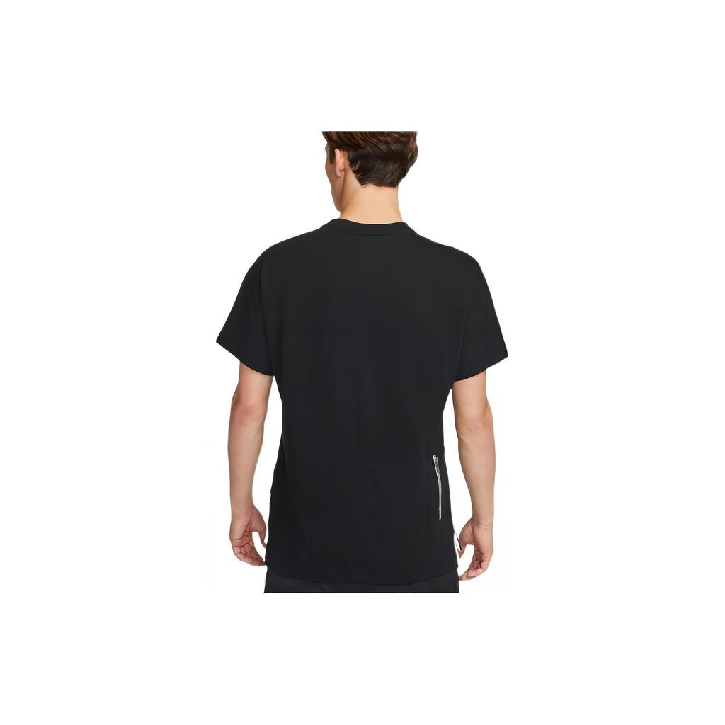Nike T Shirts Men's Black Crew Neck Moderate DD7019-010