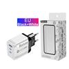 Universal Power Adapter: Compatible with EU, US, UK, AU Standards - Original Charger with 1U + 2PD Ports.