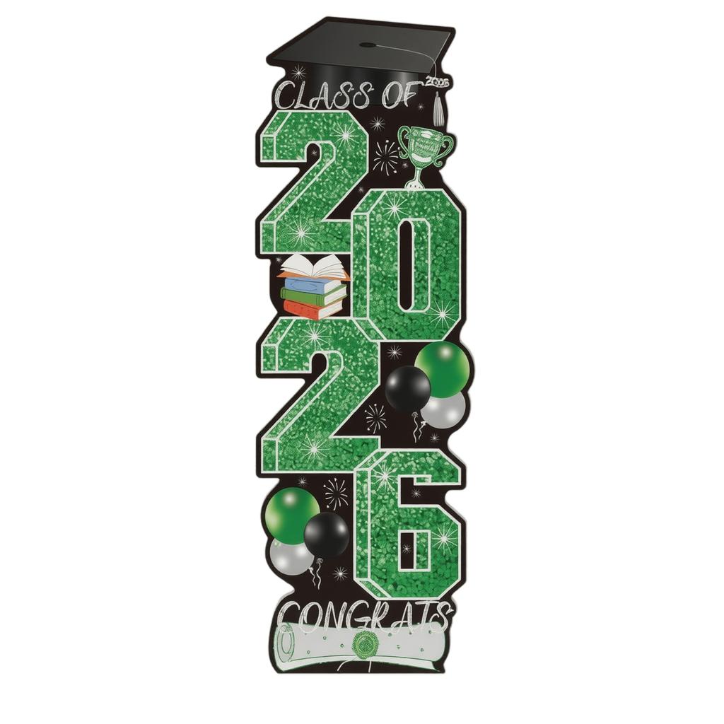 Graduation Season Yard Sign Set Hollow Board Lawn Decoration School Courtyard Outdoor Display Graduation Party Supplies Standee