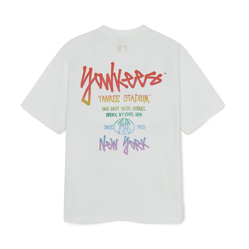 MLB Unisex Gradient Graffiti Cooling Loose-Fit T-Shirt M