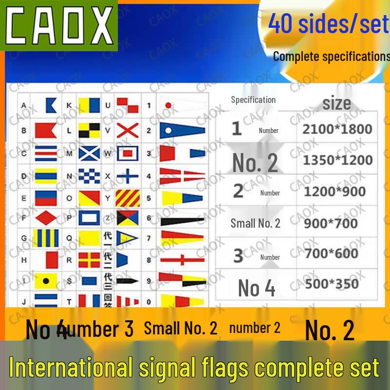 CAOX Marine International Signal Flags & Multi-Tool Set
