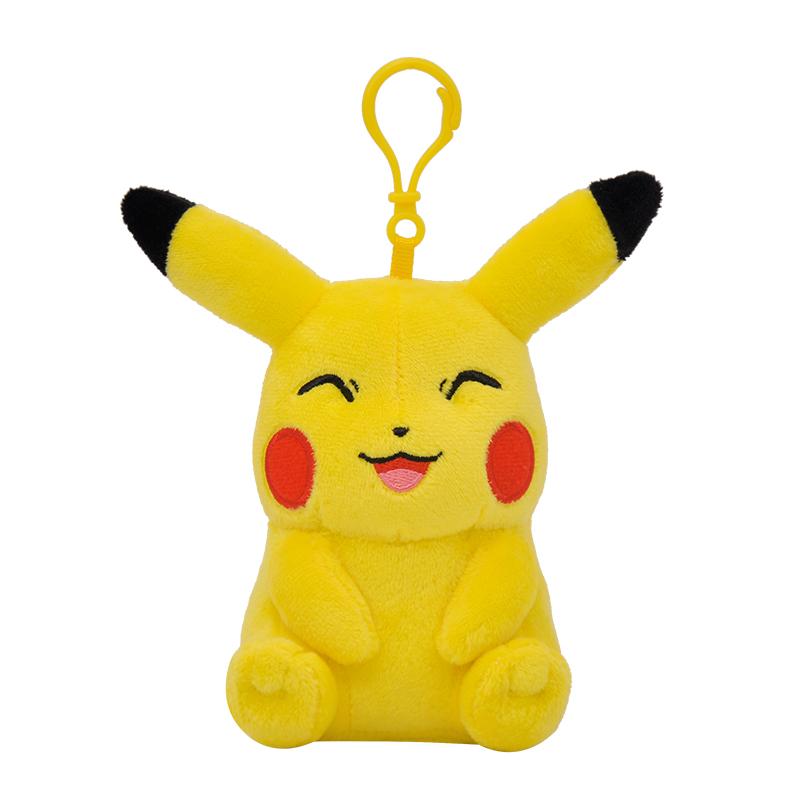 Plush Keychain Cartoon Toys Pikachu Charmander Psyduck Squirtle Snorlax Wobbuffet Doll Kids Kawai Toy Gift