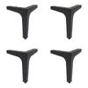 4er-Pack Dreieckige Möbelbeine 15 cm Moderne Metallmöbelbeine für Schränke Sofas und Tische Stützbein Hardware Zubehör