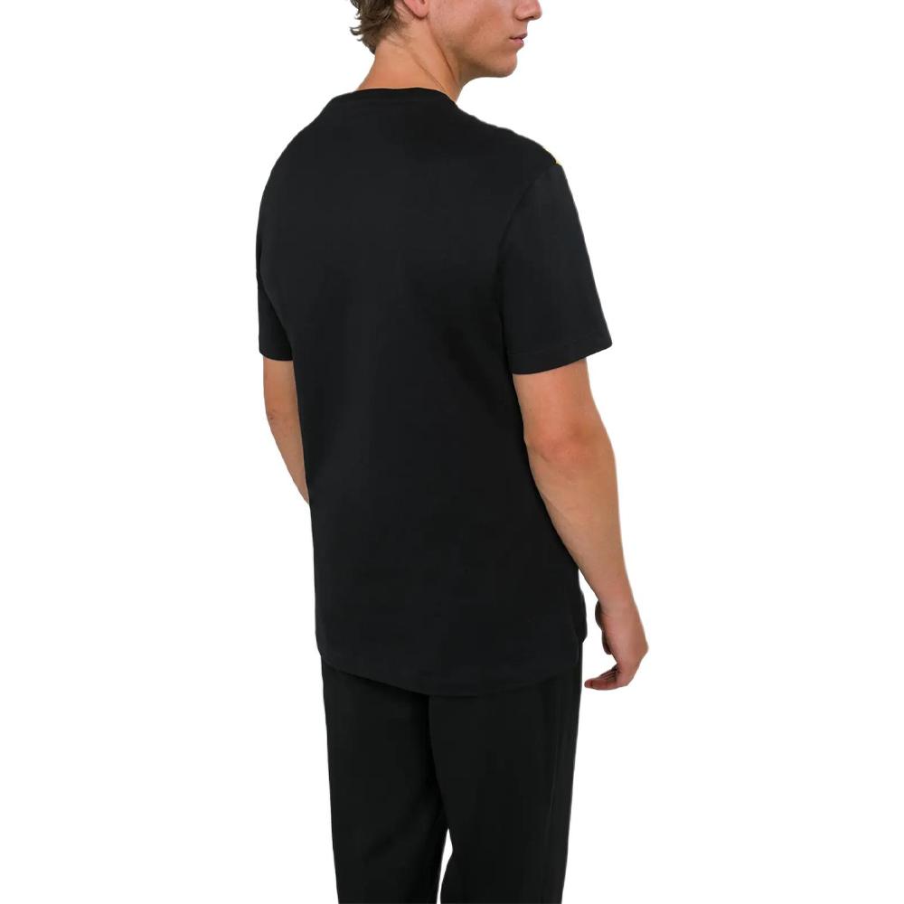 Versace Cotton T-Shirt Black Men Tops 1012174-1A10245-5B000