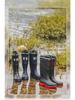 Men's Versatile High-Top Waterproof Non-Slip Rain Boots for Outdoor Activities and Fishing