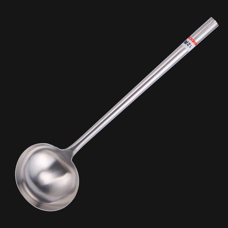 Spatel i rustfritt stål, Kokespatel, Kokkeskje, Helt stål Fortykket og Forlenget Spatel og Skje, Non-stick Pan Fortykket og Non-stick