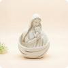 Mother and Child Figurine Resin Parent Offspring Statue White ParentChild Relationship Sculpture