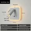 Modern Rotatable LED Bedside Wall Lamp with USB & Switch for Hotel Living Room