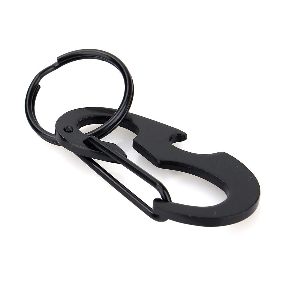 Camping Outdoor Keyring EDC Carabiner Snap Hook Hanger Keychain