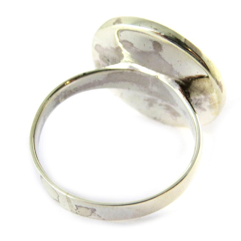 Sølv 'Pop Art' Onyx Ring