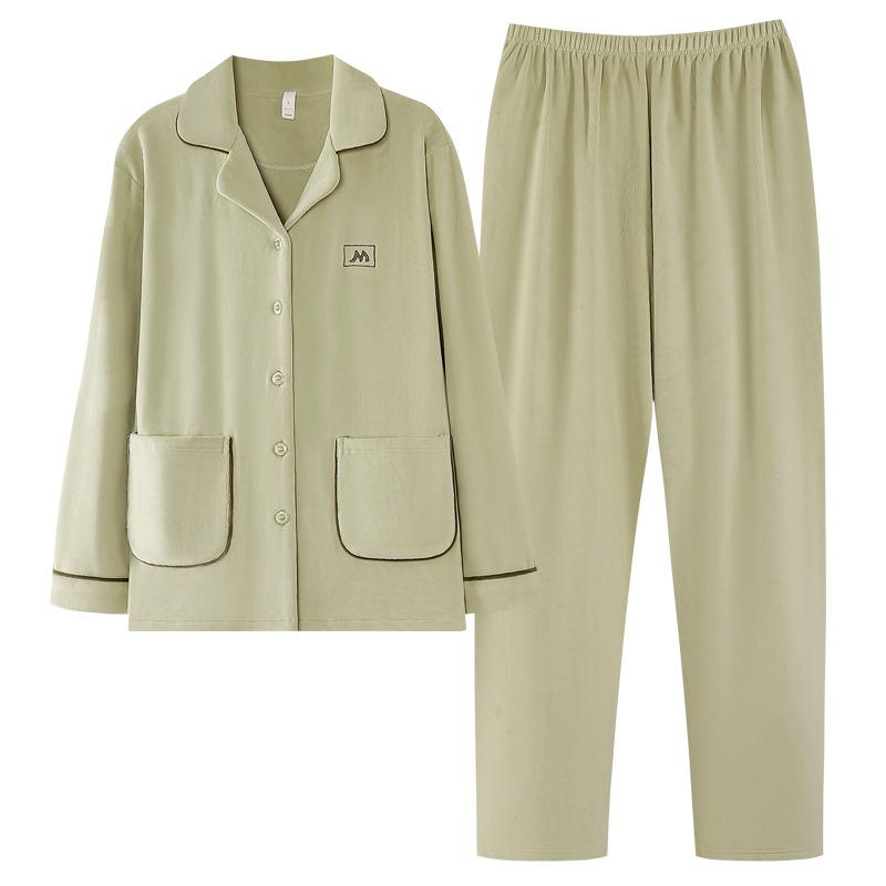 Pajamas Women'S Winter Coral Fleece Thickened Fleece Autumn And Winter Flannel Women'S Spring And Autumn Island Fleece Winter Loungewear