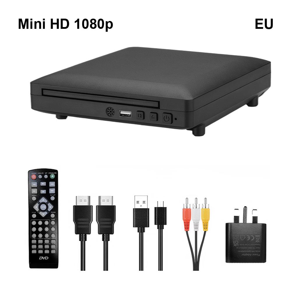 DVD Player 1080P Home 225 DVD Player HD Multimedia Digital TV Disc Player Support DVD CD MP3 MP 4 RW VCD DVD Home Theatre System