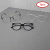 2/3pcs/Set Men Square Anti Blue Light Blocking Glasses Fashion Classic Rectangle Large Frame Computer Eyewear Office Accessory