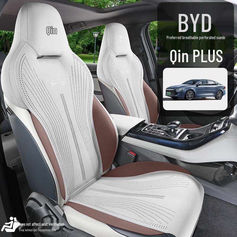 Four-Season Semi-Wrapped Car Seat Cushion for BYD Qin PLUS