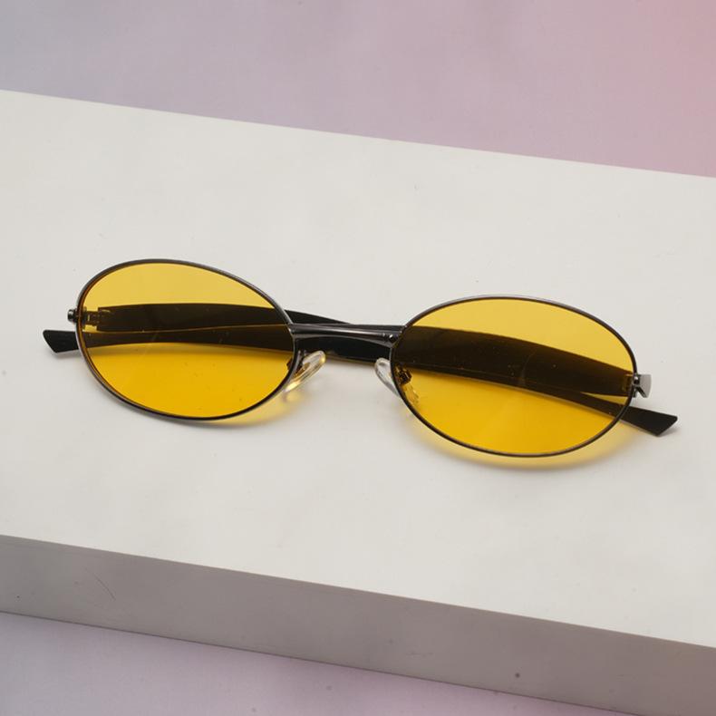 Vintage Small Frame Oval Sunglasses Women Men Luxury Brand Designer Eyewear Popular Travel Sun Glasses Uv400