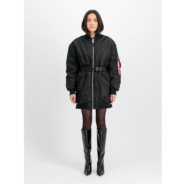 Куртка женская Alpha Industries MA-1 Coat Bomber (258011-03) черный