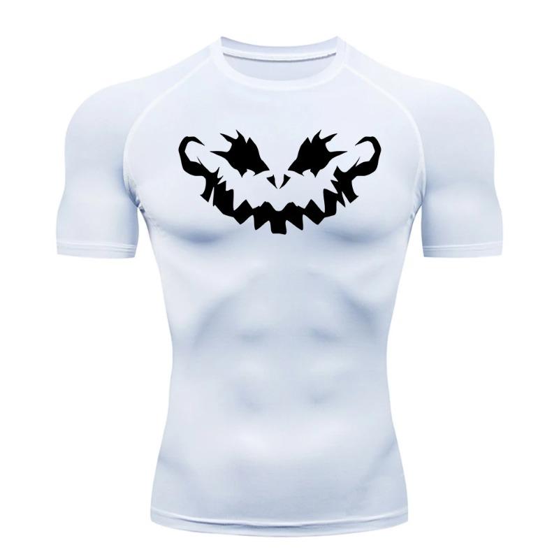 Summer Quick Drying High Elasticity Compression T-Shirt For Men Swimming Sweat Absorbing Tight Fit Fitness Training And Everyday Wear