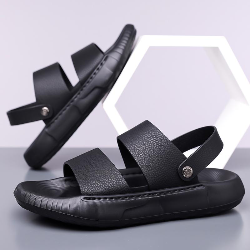 Fashion Thick Soled Casual Sandals for Men Summer Slippers New Soft Soled Beach Shoes Outdoor Dual-use Sandaly Male Wading Aqua Shoes