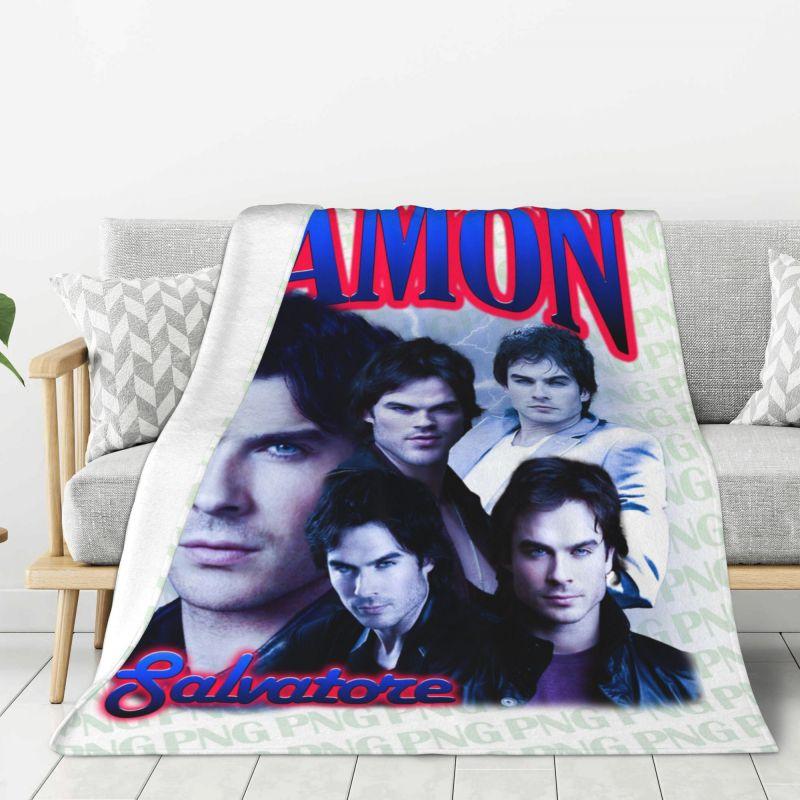Coperta Personalizzata The Vampire Diaries Morbido Pile Primavera Autunno Calda Flanella Plaid per Divano Casa Camera da Letto Trapunta