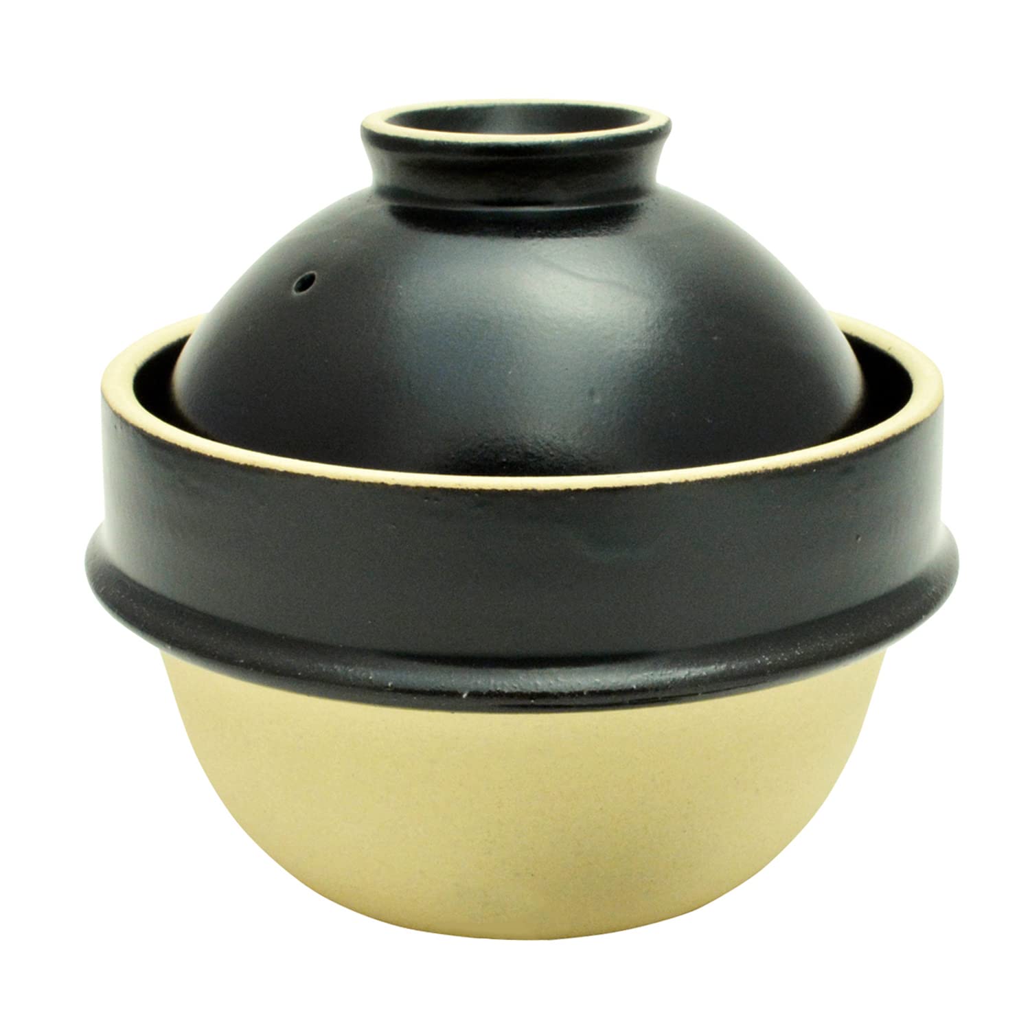 

Горшок для риса Kamacco Tsukamoto Mashiko Ware, 1 чашка, черный, 14 см, KM-2