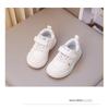 Children's board shoes soft sole light non-slip small middle-aged children's leather surface versatile sports and leisure shoes cross-border supply