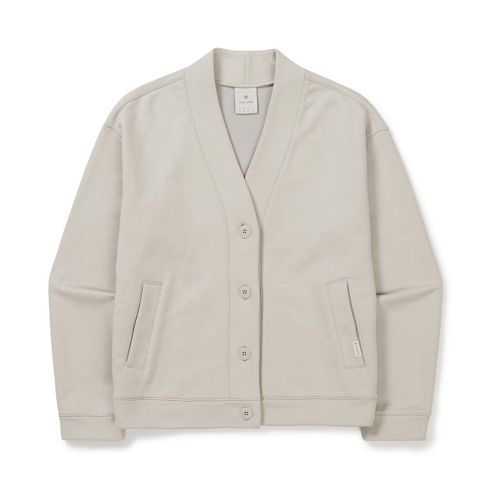 SNOWPEAK Women's V-neck Cardigan Light Beige (S24FWFFJ63)