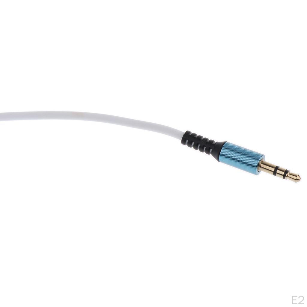 3.5mm Audio Cable Headphone Cable, 90 Degree Male to Stereo Aux Cord