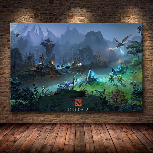 Unframed The Poster Decoration Painting of DOTA2 On HD Canvas Canvas Painting Wall Art Canvas Wall Art Canvas