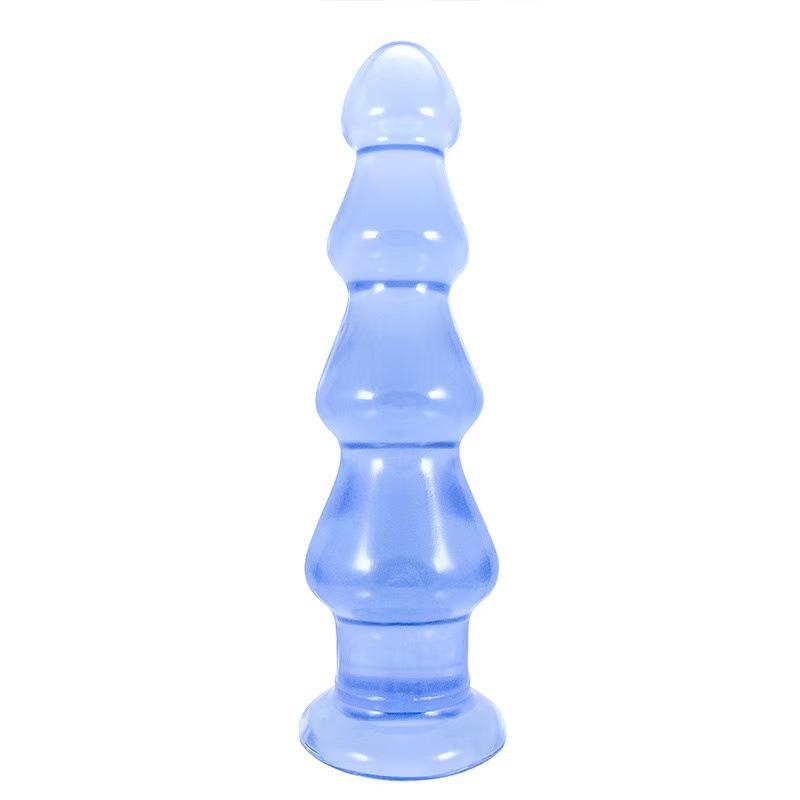 Extra Large Beaded Anal Plug with Rolling Jewel - Erotic Massage Toy for Men & Women