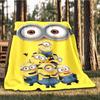 1 Stück Minions Outdoor Weiche Decke Ultra Plüschig, Warm, Vielseitig und Pflegeleicht für Camping, und
