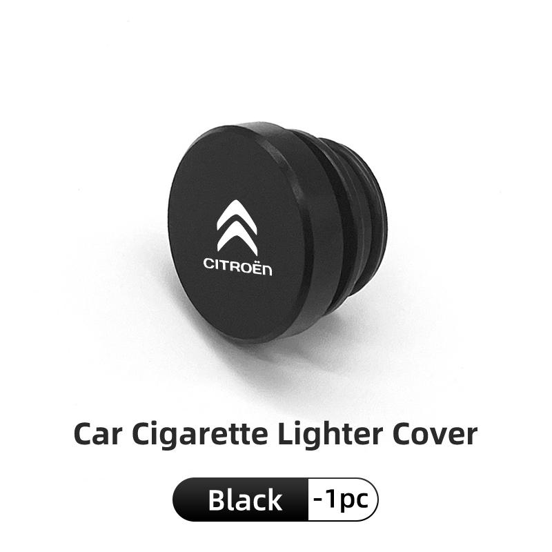 

Aluminum Alloy Car Cigarette Lighter Dust Cover For Citroen C4 C3 C5 C1 C2 VTS Berlingo Celysee Xsara Picasso Aircross чёрный