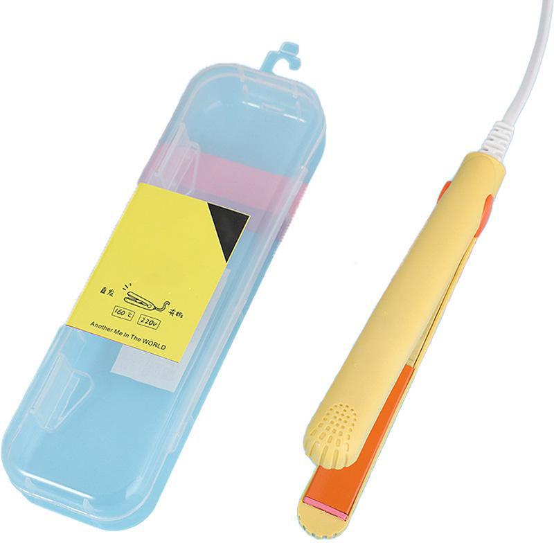 Dual-Purpose Student Mini Plywood Hair Curler & Straightener