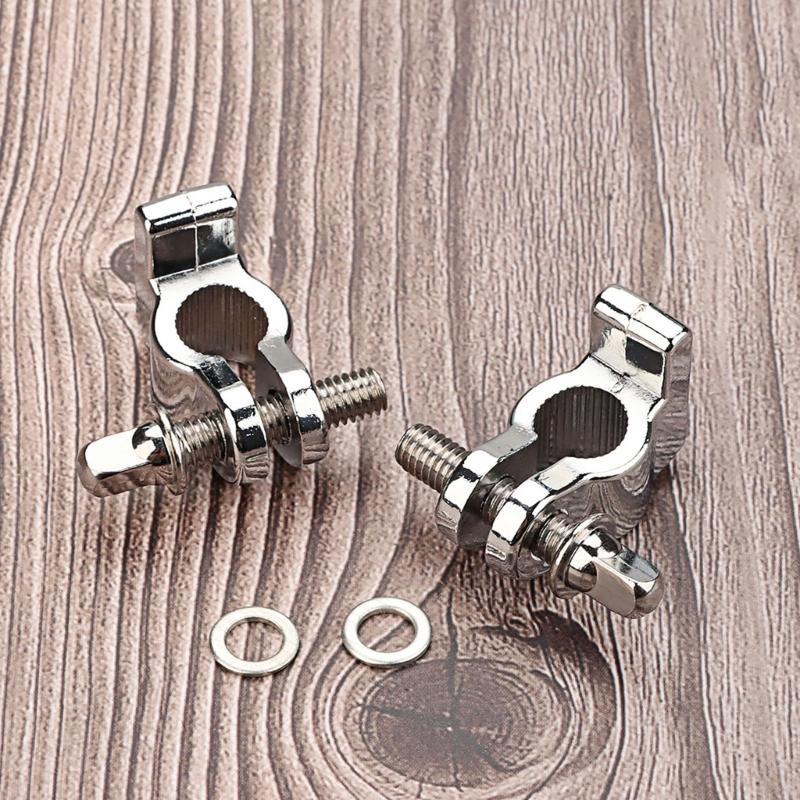 2Pcs Drum Expansion Clip Convenient Drum Clamp Connector Mounting Clamps Metal Drum Rack Clamp Hardware Enduring
