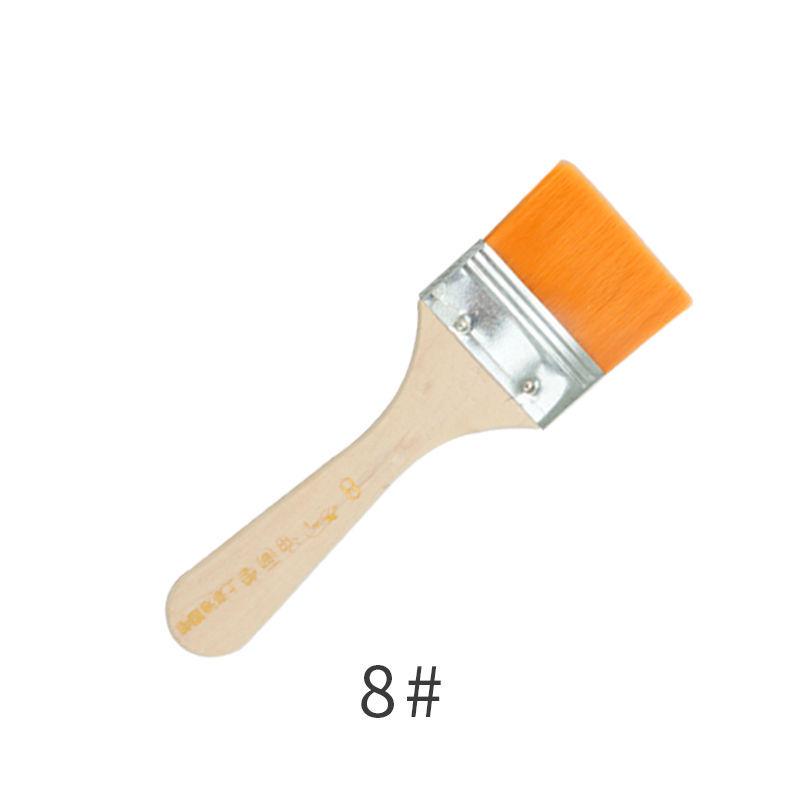Gold Leafing Soft Bristle Wool Brush with Wooden Handle – Nylon, Glue, Protective Oil & Dusting Paint Brush