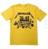 Metallica 72 Seasons Simplified Cover Yellow Cotton T-Shirt Unisex T-Shirt